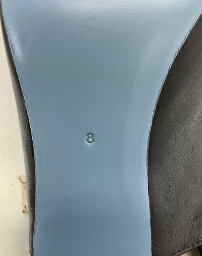 Nicky Hilton x French Sole Black Leather Slingback Pumps 8 - Picture 8 of 8
