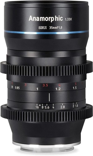 SIRUI 35mm Anamorphic Lens F1.8 1.33X APS-C Cinema Lens for M4/3 MFT (SR-35M) - 第 1/6 張圖片