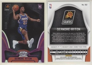 2018-19 Certified Mirror Purple /49 DeAndre Ayton #151 Rookie RC