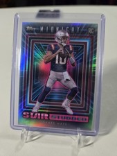 2024 Topps Midnight DRAKE MAYE Rookie Star Studded Refractor Patriots RC #SS-4