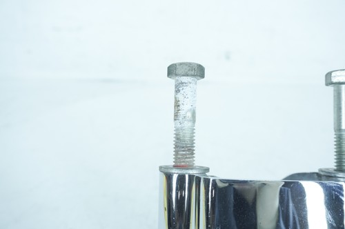 2009 Harley Sportster XL1200 C Custom OEM Handlebar Upper Risers Headlight Cover - Foto 6 di 20