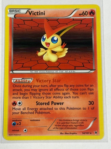 LP Victini 14/101 Holo Rare Noble Victories