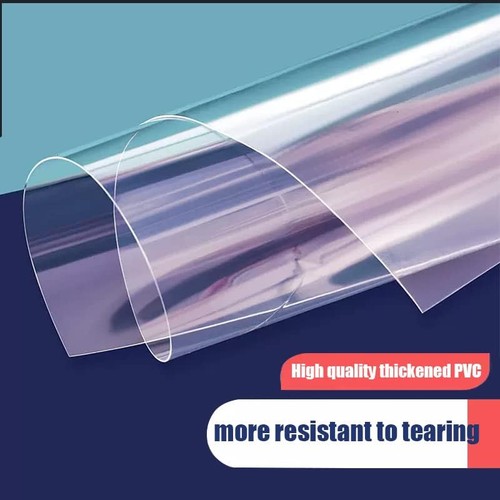 Transparent Clear Tarpaulin Heavy Duty Waterproof Pet Cover Tarp Ground Sheet UK - Picture 6 of 23