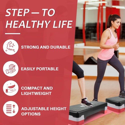 Bandas de resistencia ajustables aeróbicas para gimnasio en casa fitness yoga stepper - Imagen 5 de 49
