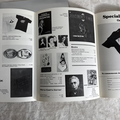 Johnny Cash Silver Anniversary Limited Edition 1980 Concert Program Wichita, Kan - Picture 10 of 12