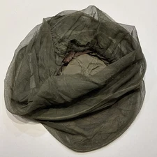 WWII Era U.S. Army Military Green Headnet Insect Mosquito Net For M1