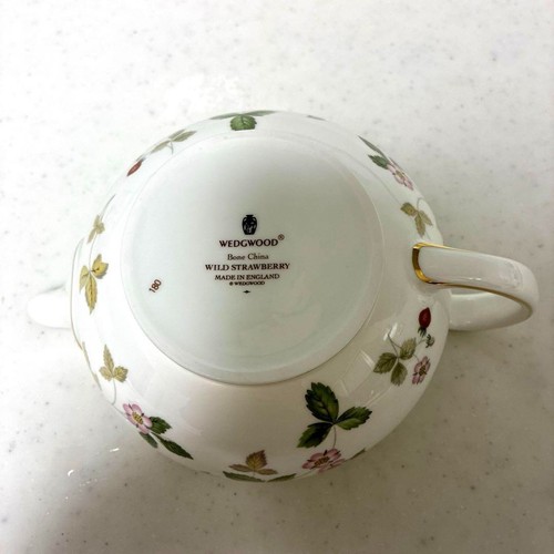 Wedgwood Wild Strawberry Tea Pot Teapot 600ml Sugar Pot Creamer 3 Set - Picture 8 of 17