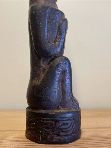 Antique Nias Island Bronze Ancestor Figure Oceanic Heavy 9” - Picture 7 of 9