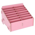  Mobile Phone Storage Box Cell Rack Classroom Desktop Organizer Display