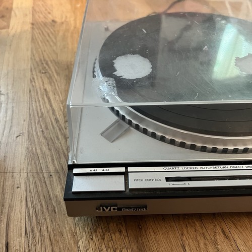 JVC QL A5 Turntable W/ Dustcover Direct Drive Tested - Picture 8 of 12