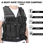 Military Tactical Vest Airsoft Paintball Molle Plate Carrier Combat Vest UHUF