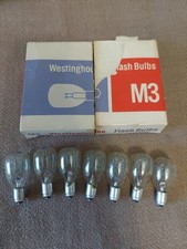 Vtg Westinghouse M3 Camera Flash Bulbs Lot 7 Original Box Photography