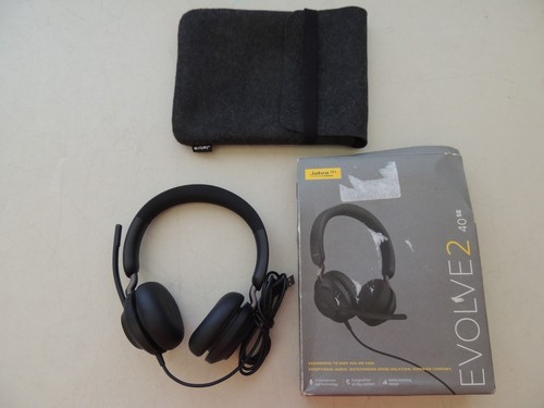 Jabra Evolve2 40 SE USB-A Wired Stereo Conferencing Headset 24189-999-999