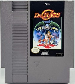 Dr. Chaos Game Cartridge and Sleeve for NES Nintendo Entertainment System&nbsp;