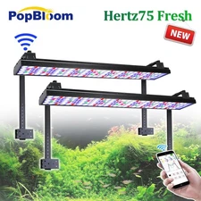 PopBloom 2x WiFi Plant LED Aquarium Light 72in 180cm Freshwater Plant Fish Tank