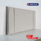 Plain Luxury Plush Headboard 20"/24" – Stylish Dual Side Panels | All UK Sizes