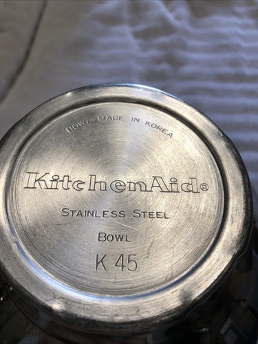 Kitchen Aid Mixer K45 Bowl Stainless Steel Replacement Bowl 4.5 Qt Twist Lock - Picture 4 of 4