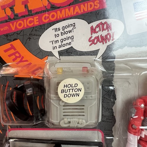 Toymax M PACT William Sadler, Fire Storm Figure 1991 M P.A.C.T. Sealed New MOC - Picture 6 of 9