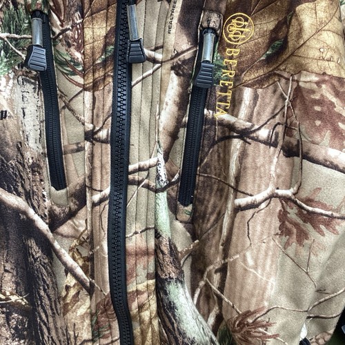 Chaqueta camuflada Beretta RealTree para hombre 2XL tapón de viento suave caza ventilada - Imagen 7 de 11
