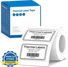 Thermal Label for PM260 Printer, 1.57'' X 1.18'' (40X30Mm) Thermal Tape, Waterpr