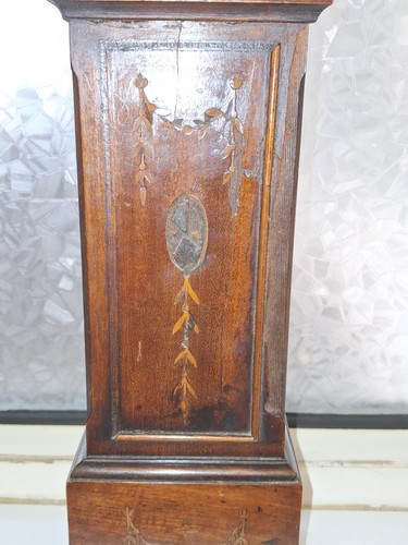 Vintage Houghton And Gunn Miniature Grandfather Clock Working With Key - Picture 14 of 15