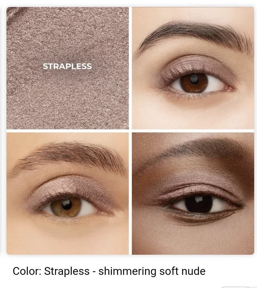 Laura Mercier Caviar Stick Crema Sombra de Ojos NUEVO JUEGO DE 2 en STRAPLESS Mini Foto 2 de 4