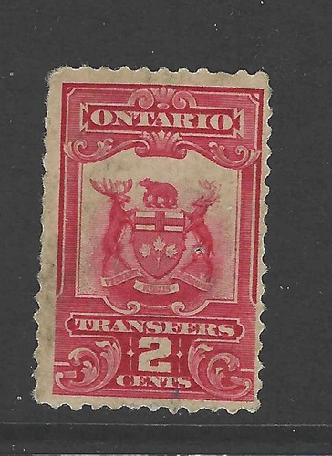 Bigjake: Ontario, OST-1, 2 Cent Stock Transfer - Revenue