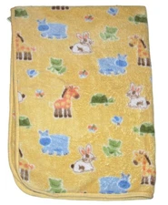 Circo Target Yellow Baby Blanket Bunny Turtle Giraffe Hippo Frog Plush Security