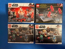 LEGO Star Wars 4 Battle Packs. 75225, 75266, 75267 X 2 NISB.