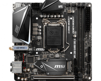 マザーボード MSI MPG Z390I GAMING EDGE AC Mini-ITX Amazon | MSI MPG Z390IゲームエッジAC LGA1151（Intel 8th