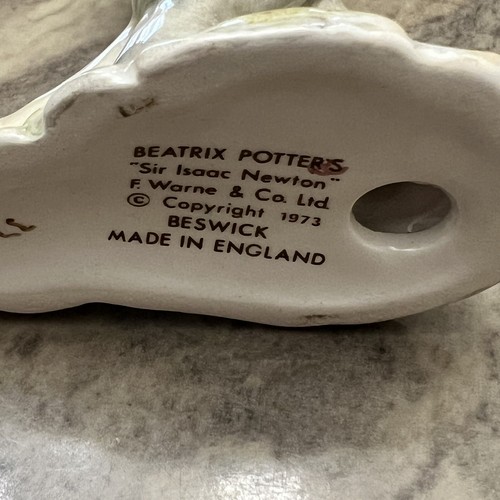 Beatrix Potter Figurine Beswick Sir Isaac Newton F Warne & Co 1973 | eBay