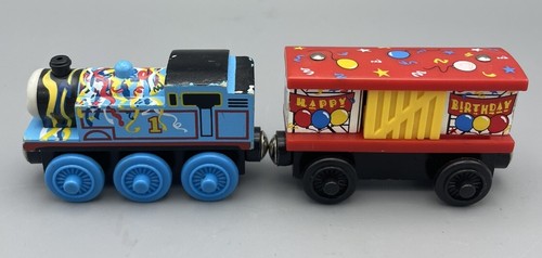 Authentische Lernkurve Holz Thomas Zug Geburtstag Thomas & Güterwagen! - Bild 2 von 7