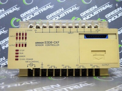 USED Omron S3D8-CKF Sensor Controller 100-240VAC 50/60Hz, 45VA IN 250VAC, 3A OUT