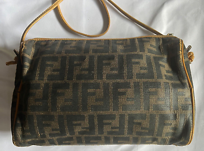 Vintage FENDI Zucca FF Logo Crossbody Bag Handbag | eBay Vintage FENDI Zucca FF Logo Crossbody Bag Handbag | eBay