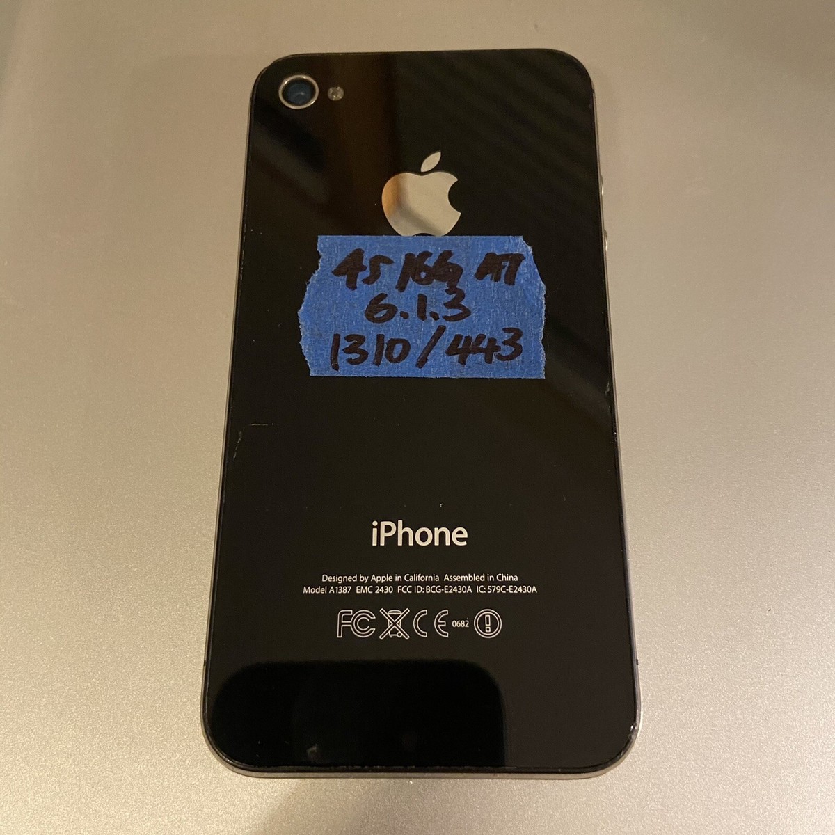 VERY RARE IOS 6.1.3 Apple iPhone 4s 16GB Black Unlocked