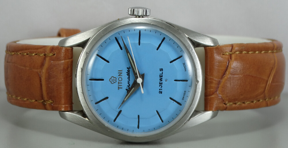 Antique Airmaster Vintage k199 Titoni Titoflex Watch Winding Wrist Swiss Made - vintagewatches.pk