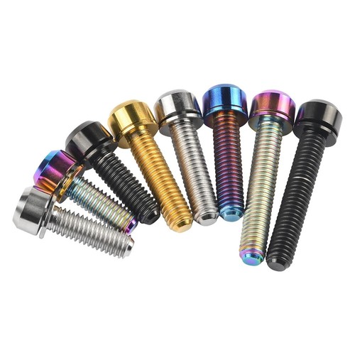 Titanium Allen Socket Cap Screws MTB Bike Screw Stem Bolts M6x16/18/20/25/35mm - Picture 11 of 15