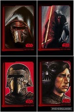Topps Star Wars Digital Card Trader Sketch Color 4 Card The Dark Side Set