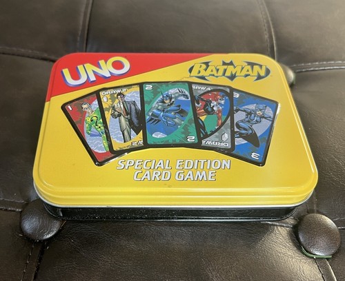 NEW Batman Special Edition Uno Card Game New Sealed OOP Sababa Toys 2005 RARE - Picture 1 of 4