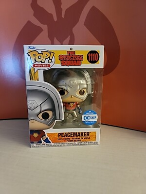 DC Movies #1110 Funko POP! Peacemaker *Metallic* (DC Shop)