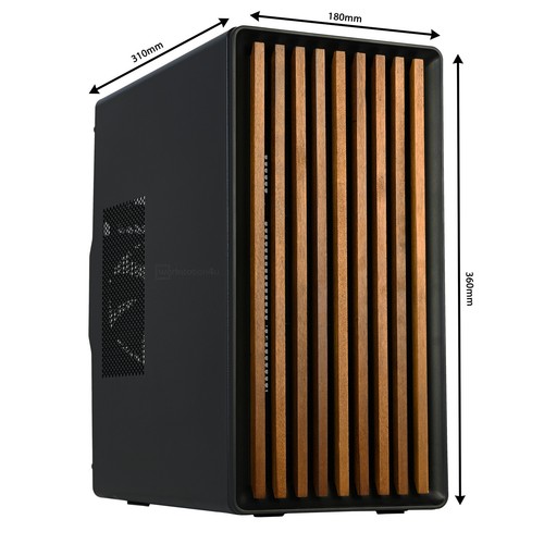 WOOD Holz Office PC Design AMD Ryzen 7 8700F 32GB RAM GT 710 500GB SSD Win11 - Bild 5 von 8