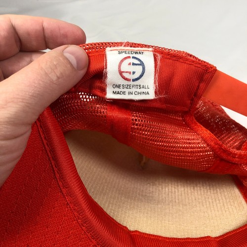 Griffins Cafe and Spirits Hat Mesh Trucker Snapback Dive Bar Pub Hipster Orange - Picture 7 of 7