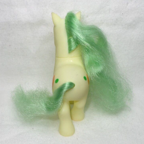 GI-GO WONDER PONY LAND - PONEY YEUX REALISTE BLANC ET VERT SYMBOLE ORANGE - Foto 4 di 6