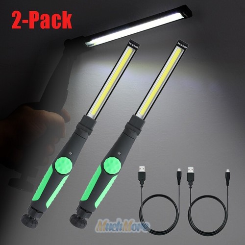 2 x 95000LM Magnetic Rechargeable COB LED Work Light Lamp Inspect Folding Torch - Picture 15 of 18