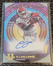 EJ WILLIAMS - 2022-23 BOWMAN INCEPTION UNIVERSITY - ROOKIE AUTO - INDIANA -
