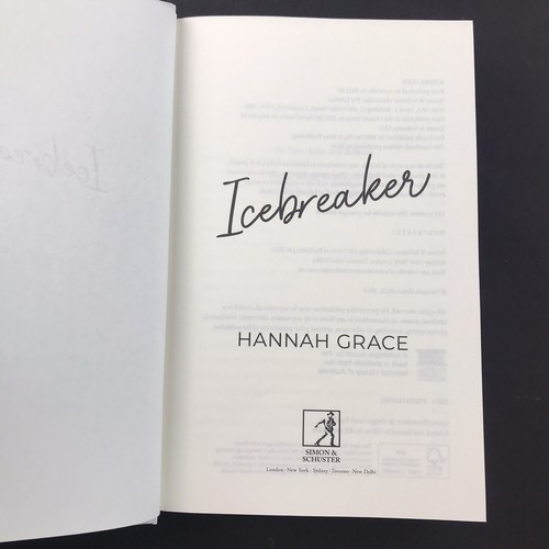 Icebreaker: Collector's Edition by Hannah Grace (Hardcover 2022) - Picture 5 of 7