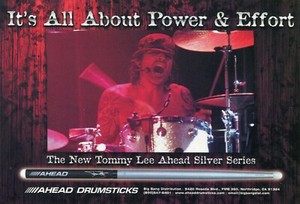 2005 small Print Ad of ProMark Neil Peart RUSH 30th Anniversary Tour Drumsticks