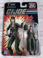 G.I. JOE 25TH ANNIVERSARY FOIL COVERT OPERATIONS    LADY JAYE    NEW ON CARD 2008