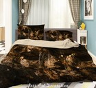 3D Cave Water Plant Leaves Quilt Cover Set Bedding Sets Pillowcases 64