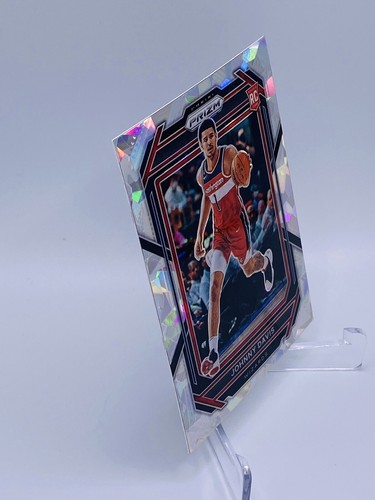 Johnny Davis Rookie (x4) Prizm Cracked Ice, optisch bewertet Rookie, Emergent & Base - Bild 3 von 13